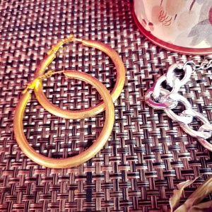 Gold  plated Hoop Earrings